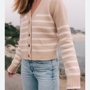 La Ligne Mini Marin Stripe Cardigan